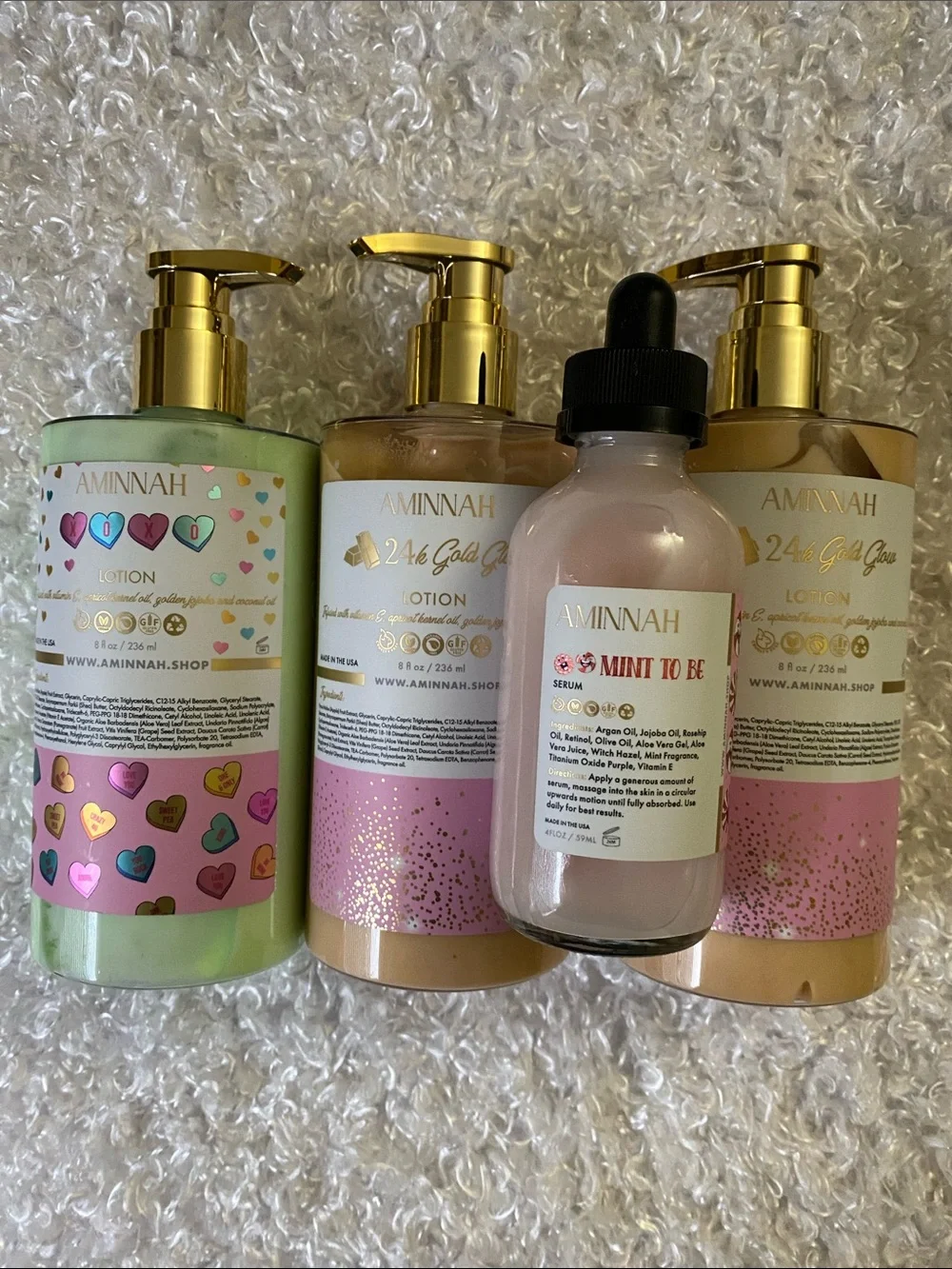4 pcs bundle Aminnah